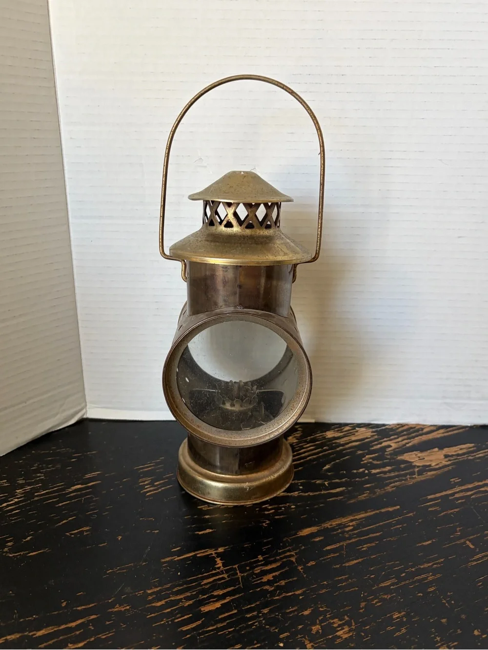 Brass Vintage DIETZ ORIENT MOTOR LAMP